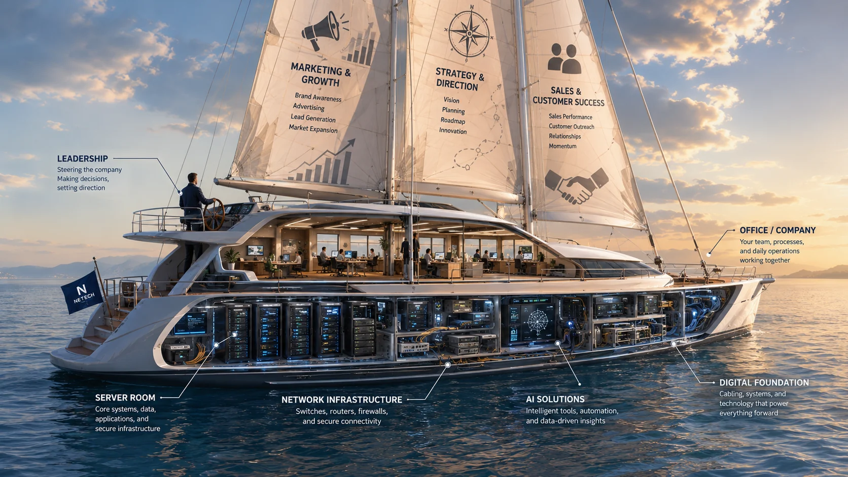 Business yacht system